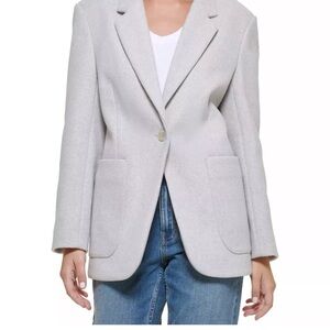 Calvin Klein Gray Tailored Blazer